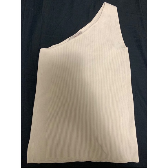 Banana Republic heritage silk ribbed one-shoulder Size Small - Picture 3 of 3